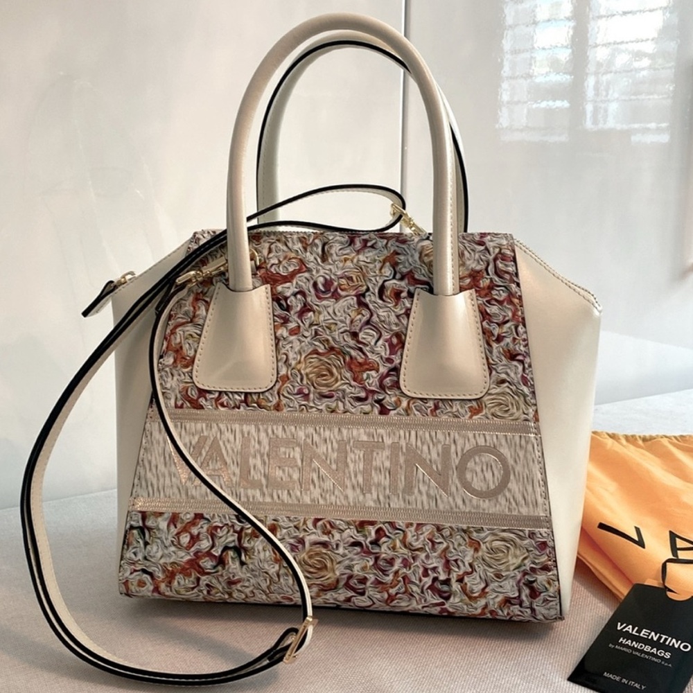 Valentino (Mario) • Minimi Baroque Leather Satchel